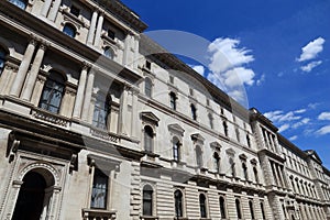 Her Majesty`s Treasury in London UK