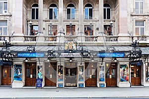 Her Majestys Theatre showing Phantom of the Opera