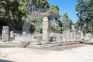 Hera Temple Olympia Greece