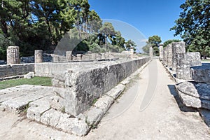 Hera Temple Olympia Greece