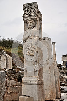 The Heracles Gate is a significant structure at Ephesus