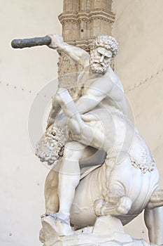Heracles and Nessus by Giambologna