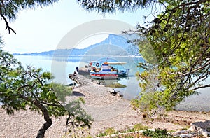 Heraion lake Loutraki Greece
