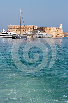 Heraklion harbor. Crete, Greece photo