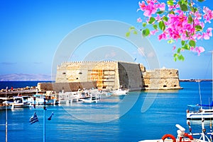 Heraklion harbour, Crete, Greece