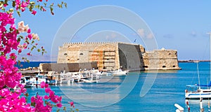 Heraklion harbour, Crete, Greece