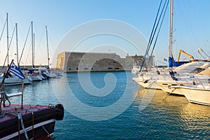 Heraklion harbour, Crete, Greece