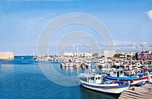 Heraklion port and venetian harbour