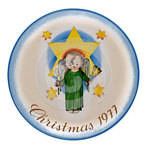 Herald Angel 1977 Christmas Plate