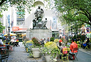 Herald Square Park in New York City