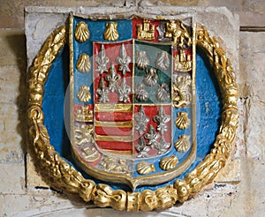 Heraldic Coat of Arms in the Cathedral of Salamanca photo