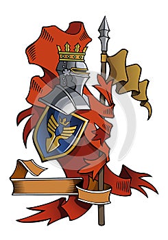 Heraldic composition