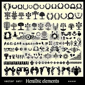 Heraldic elements various