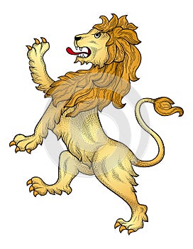 Heraldic Lion