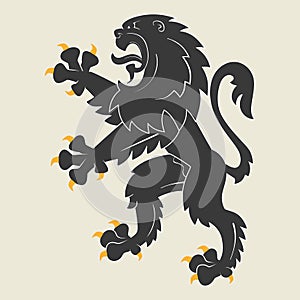 Heraldic lion