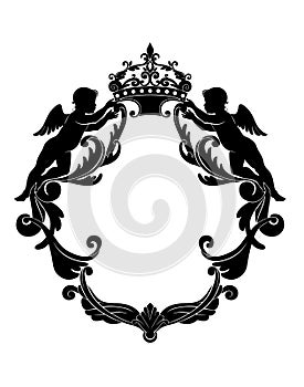 Heraldic shield photo