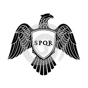 heraldic symbol of roman eagle