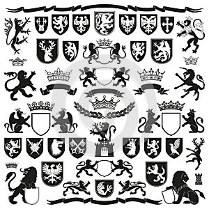 HERALDRY Symbols and Decorative Elements