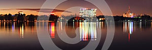 Herastrau Lake Panorma, Bucharest