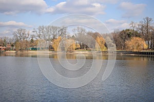 Herastrau park, lake