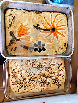 Herb Bread Flower Bread