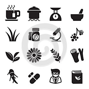 Herb icon set