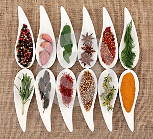 Herb and Spice Selection