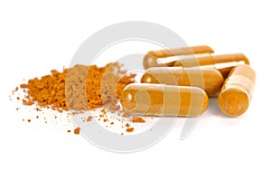 Herb turmeric capsules