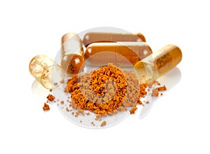 Herb turmeric capsules
