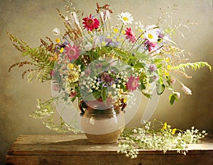 Herbage bouquet photo