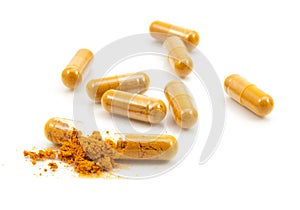 Herbal drug an alternative medicine in capsule