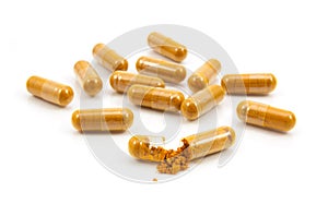 A Herbal drug an alternative medicine in capsule