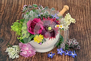 Herbal Flower Medicine for Alternative Plant Based Remedies