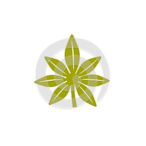 Herbal green logo icon photo