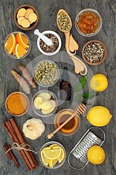 Herbal Medicine for Flu and Cold Remedy