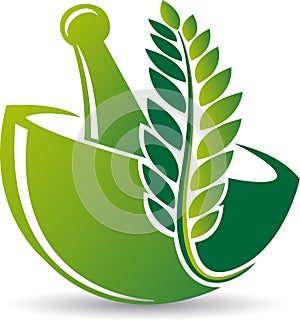 Herbal medicine logo photo