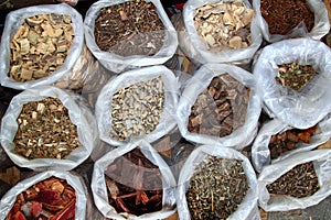 Herbal natural medicines vegetal herbs