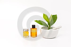 Herbal natural organic skin care serum