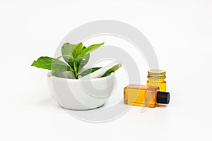 Herbal natural organic skin care serum