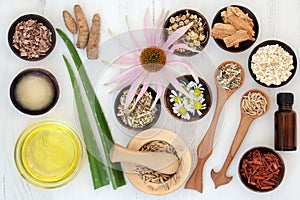 Herbal Skincare with Healing Ingredients