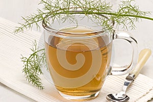 Herbal tea. Fennel. photo