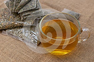 Herbal tea, nature herbs in sachets