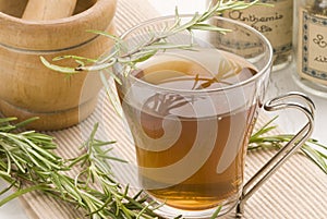 Herbal tea. Rosemary. img