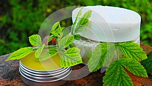 Herbalist products natural balm and soaps