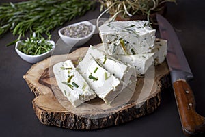 Herbed Cheese from Van Turkey. Turkish name Van Otlu Peynir