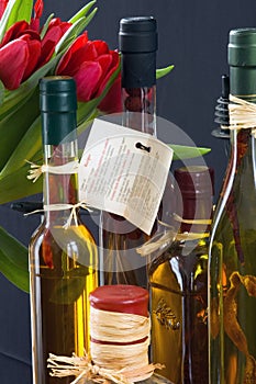 Herbed Vinegars & Flowers