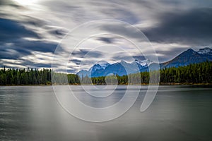 Herbert Lake in Banff National Park, Alberta, Canada