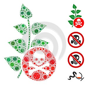 Herbicide Toxin Mosaic of CoronaVirus Elements