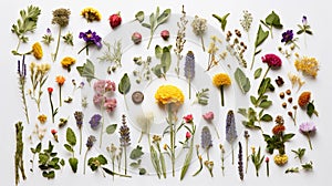 Herbs Collection on the table