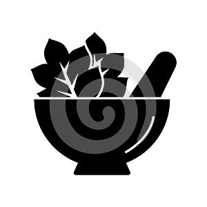 Herbs Glyph Style vector icon which can easily modify or edit
